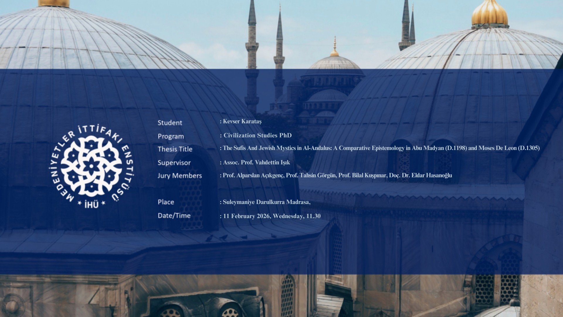 Thesis Defense of Our PhD Student Kevser Karataş