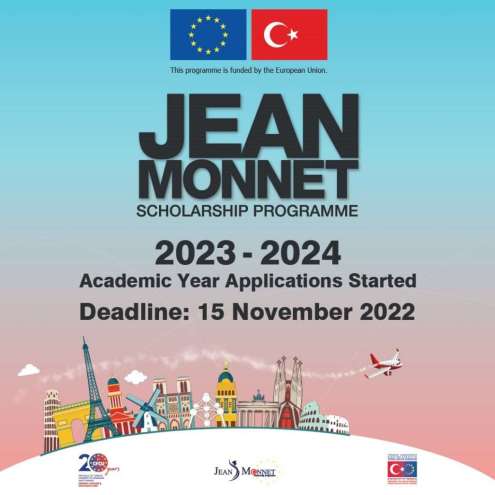 Jean Monnet Scholarship Program 2023-2024 Academic Year Applications Have Started!