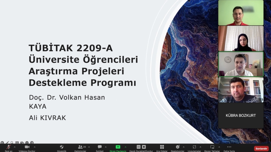 TÜBİTAK 2209-A Trainings were Held