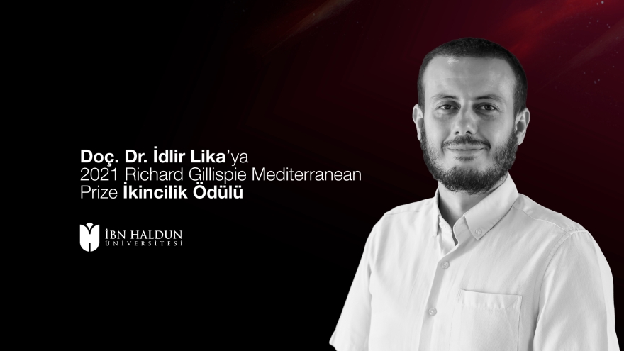 Doç. Dr. İdlir Lika’ya 2021 Richard Gillispie Mediterranean Prize İkincilik Ödülü