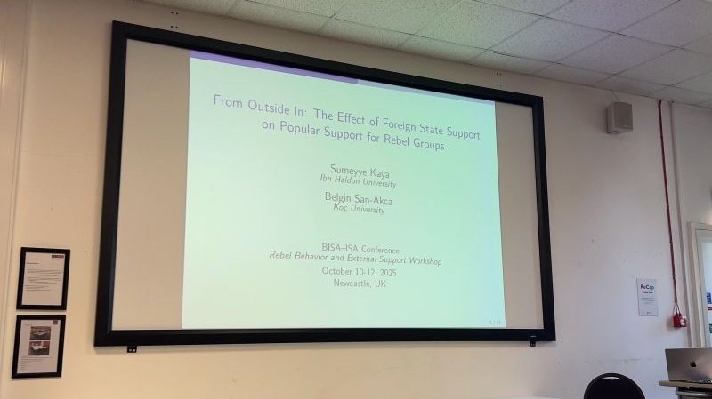 Dr. Sümeyye Kaya Uyar ve Arş. Gör. Mustafa Yıldırım BISA-ISA Ortak Çalıştaylarında Bildirilerini Sundular