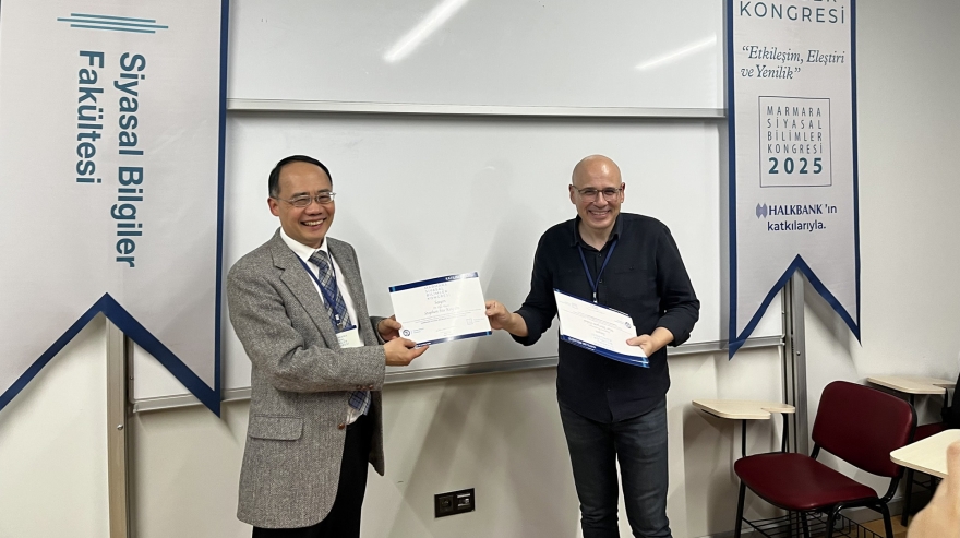 Dr. Öğr. Üyesi Stephen Siu Kay On Marmara Siyasal Bilimler Kongresi'nde Bildiri Sundu