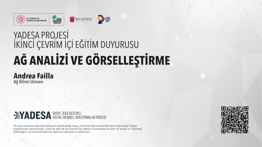 YADESA Eğitimi: Ağ Analizi ve Görselleştirme