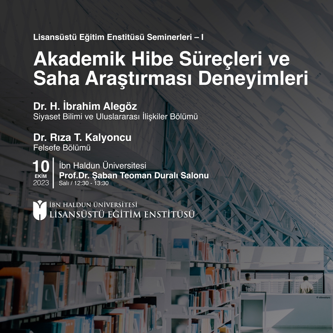 Akademik Hibe Süreçleri ve Saha Araştırması Deneyimleri