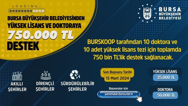 Bursa Metropolitan Municipality Graduate Thesis Support Program