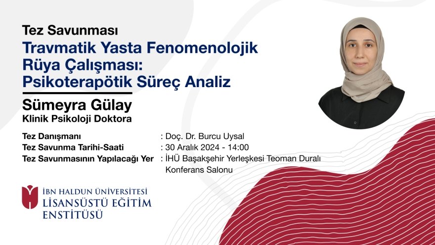 Sümeyra Gülay's Thesis Defense 