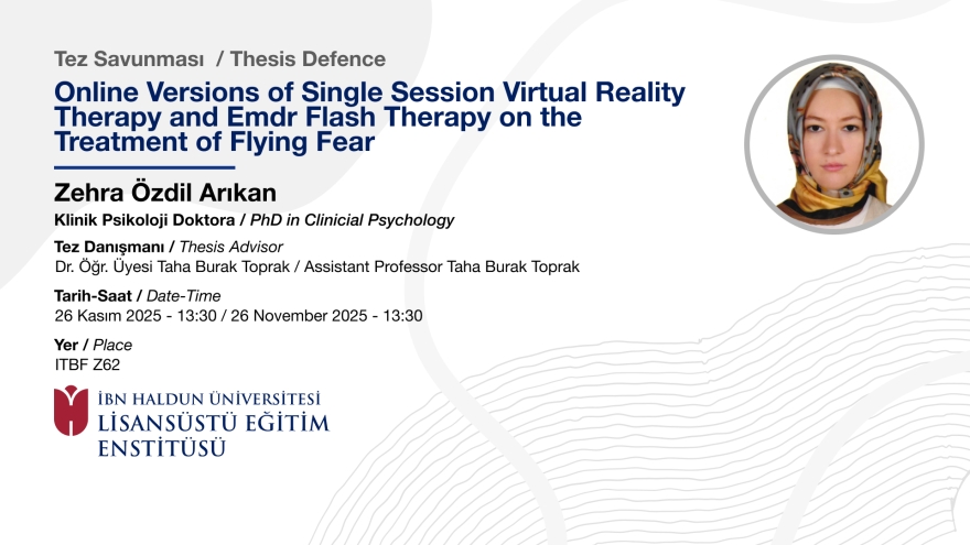 Zehra Özdil Arıkan'ın Tez Savunması