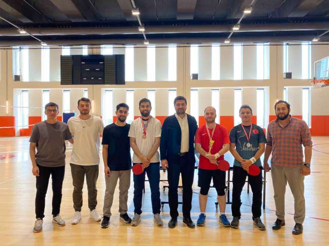  Ahmet Akif Kasım Becomes IHU Table Tennis Tournament Champion!