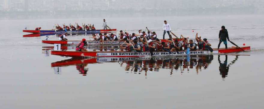 Ibn Haldun University Students Competed in Dragon Boat Turkey Championship