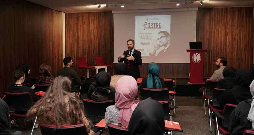 Rector Prof. Dr. Recep Şentürk Told About Malcolm X