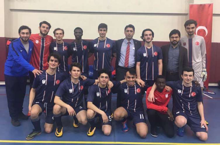 Ibn Haldun University Futsal Team got its first win in its first match