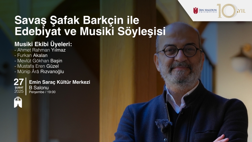 Savaş Barkçin ile Edebiyat ve Musiki Söyleşisi