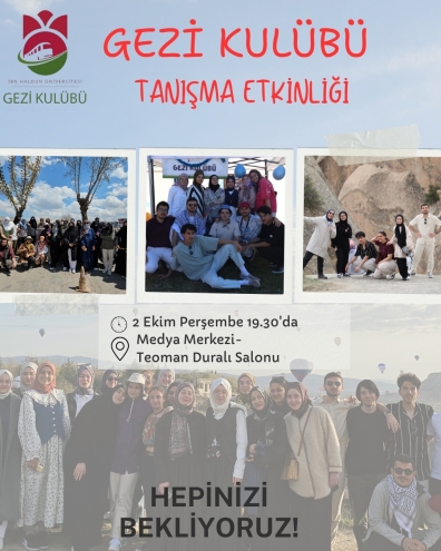 Gezi Kulübü Tanışma Etkinliği