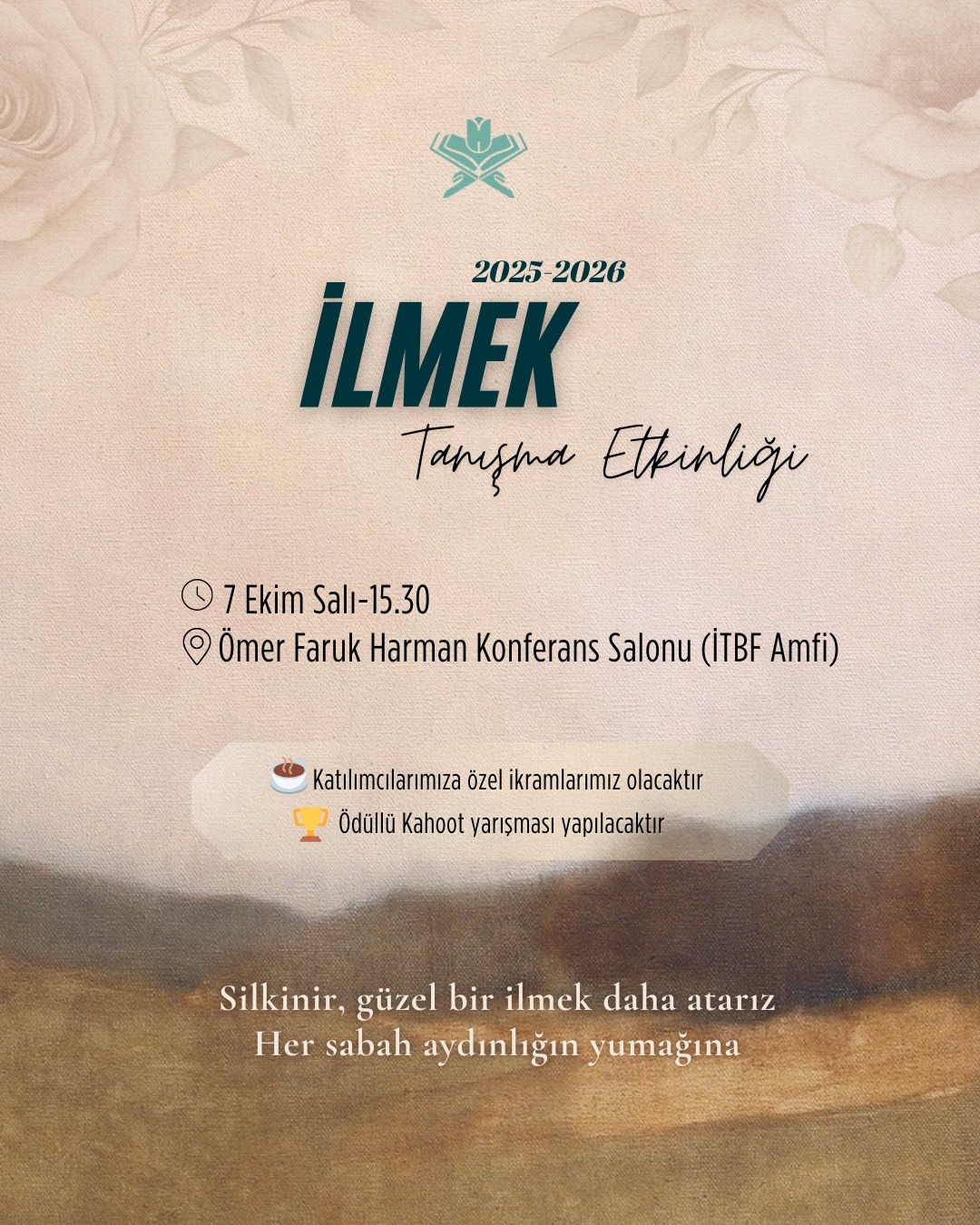 İslam Medeniyeti Kulübü Tanışma Programı