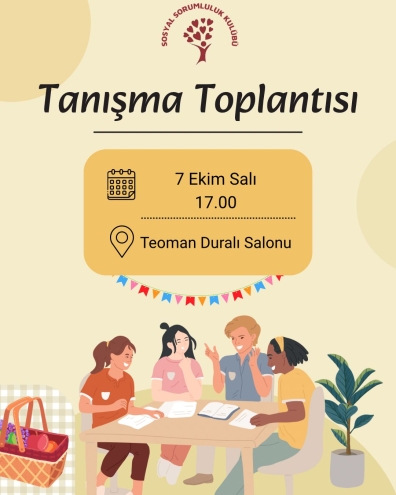 Sosyal Sorumluluk Kulübü Tanışma Etkinliği