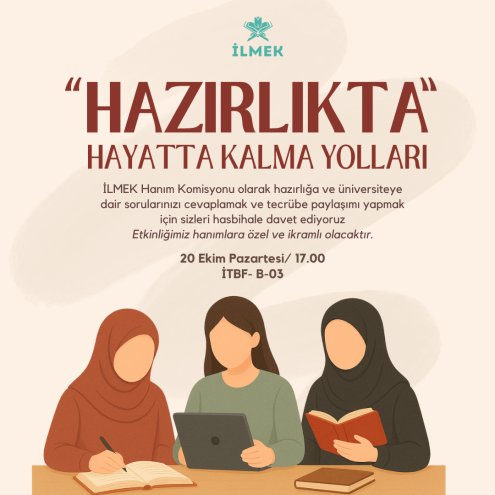 Hazırlıkta Hayatta Kalma Yolları(Hanımefendilere yönelik)