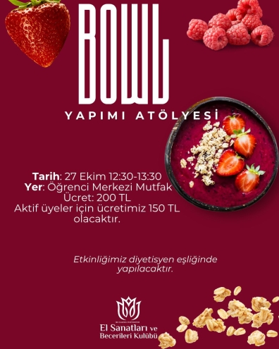 Bowl Yapımı Atölyesi