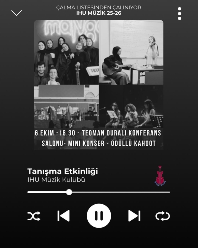 Müzik Kulübü Tanışma Etkinliği