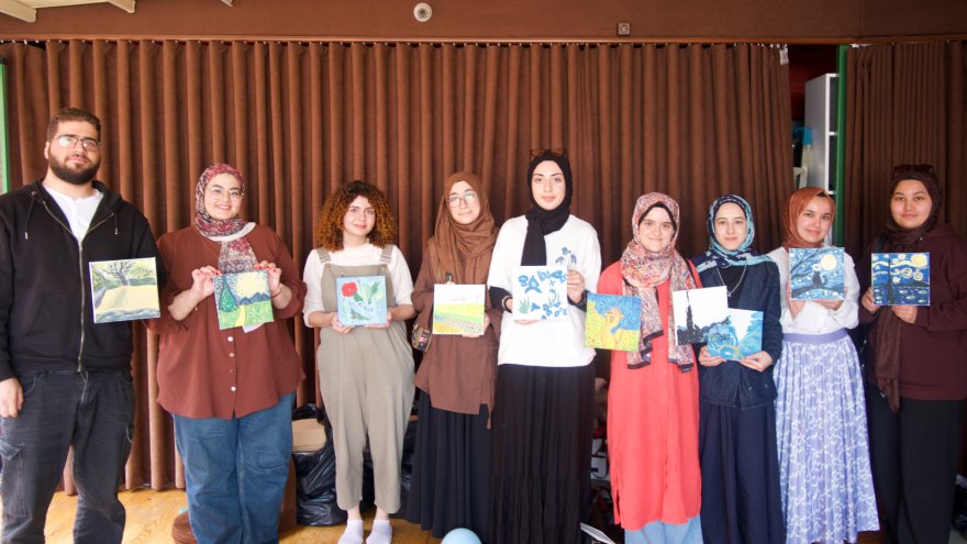 Van Gogh Temalı Tuval Atölyesi