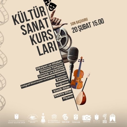 Bahar Dönemi Kültür ve Sanat Kursları Başlıyor