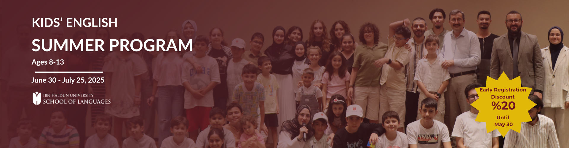 The English Summer Program for Children has been successfully completed.