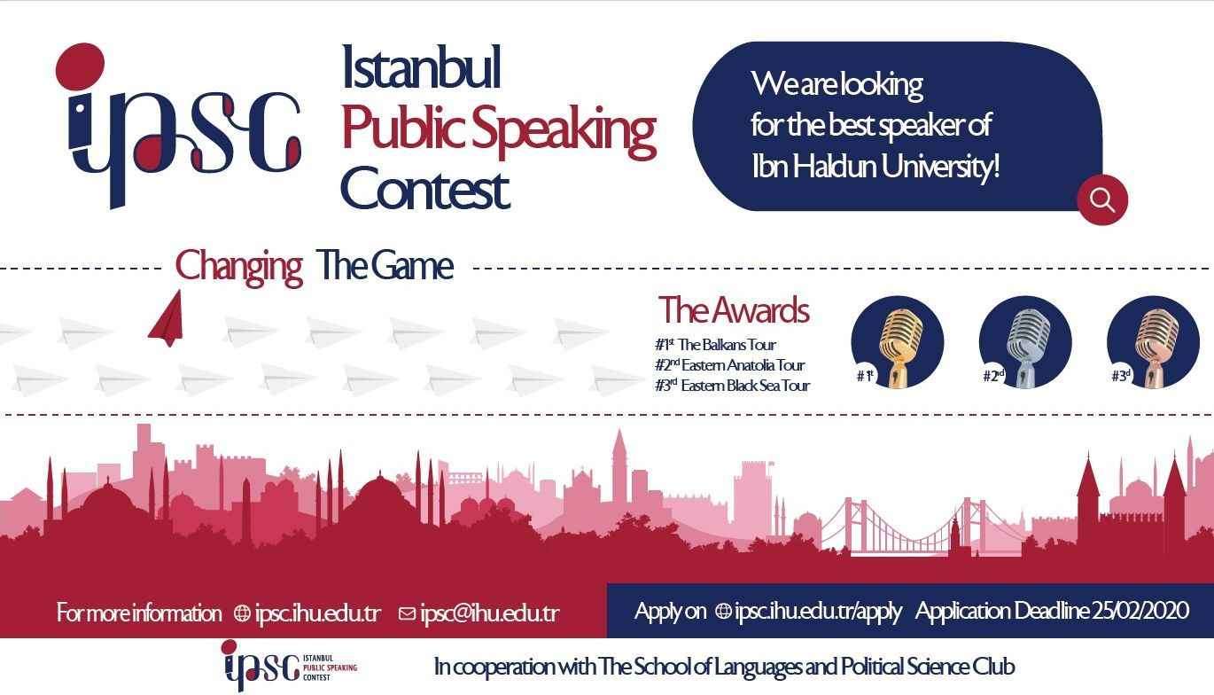 Ibn Haldun University Looking for Its Best Public Speaker!