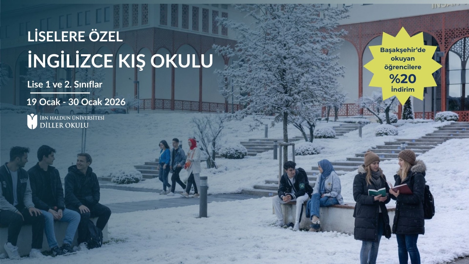 Applications Now Open for the English Winter School for High School Students