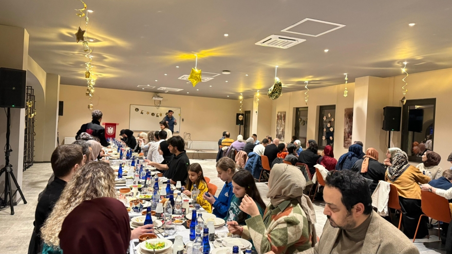 Ibn Haldun University School of Languages Gathered at a Traditional Family Iftar