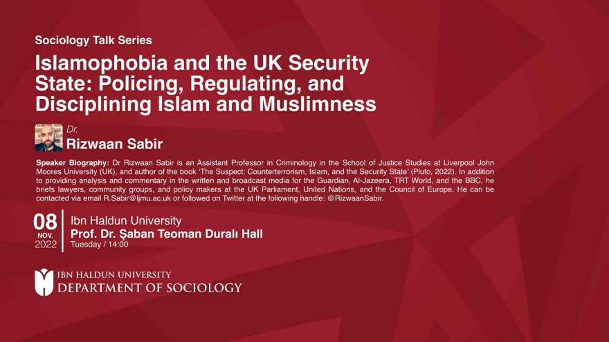 Islamophobia and the UK Security State: Policing, Regulating, and Disciplining Islam and Muslimness - Rizwaan Sabir