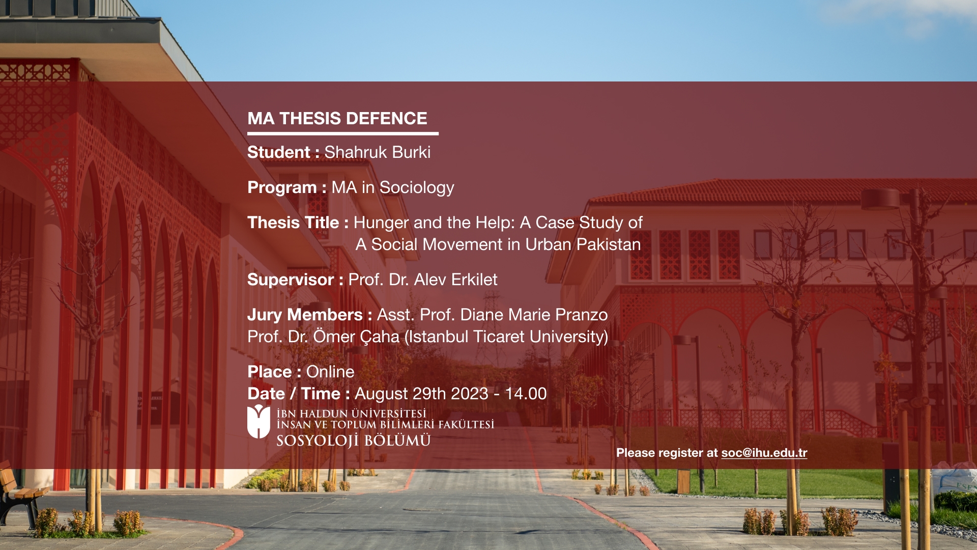 MA Thesis Defence