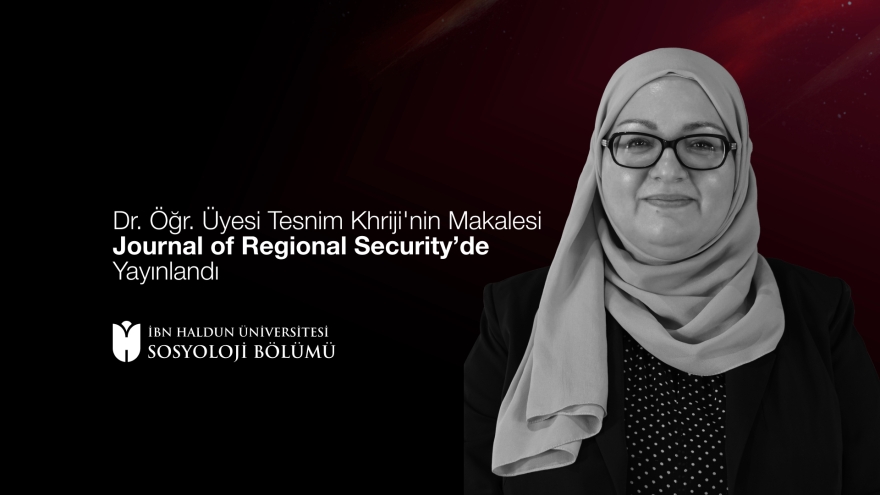 Assist. Prof. Tesnim Khriji’s Article Published in the Journal of Regional Security