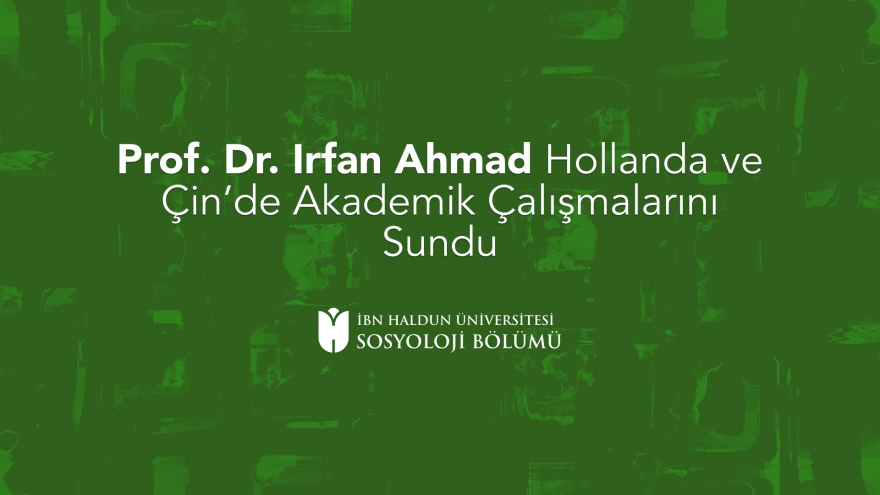 Prof. Irfan Ahmad Delivered Academic Presentations in Netherlands and China