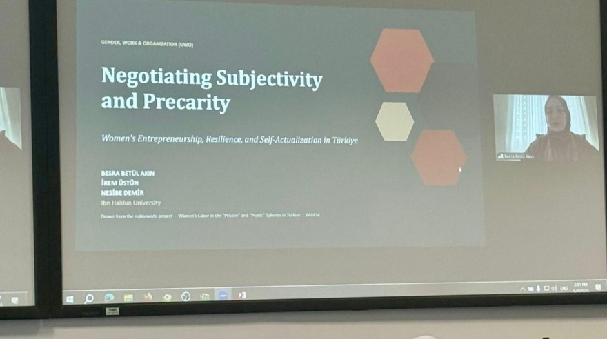 Our MA Student Besra Betül Akın Presented at the 16th Annual Gender, Work & Organization Conference