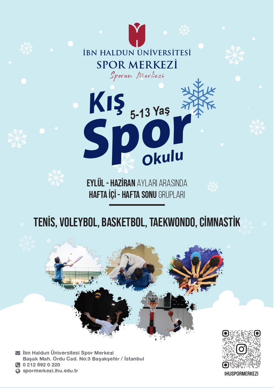KIŞ SPOR OKULUMUZ BAŞLIYOR!