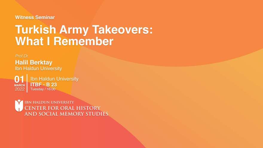 Turkish Army Takeovers: What I Remember