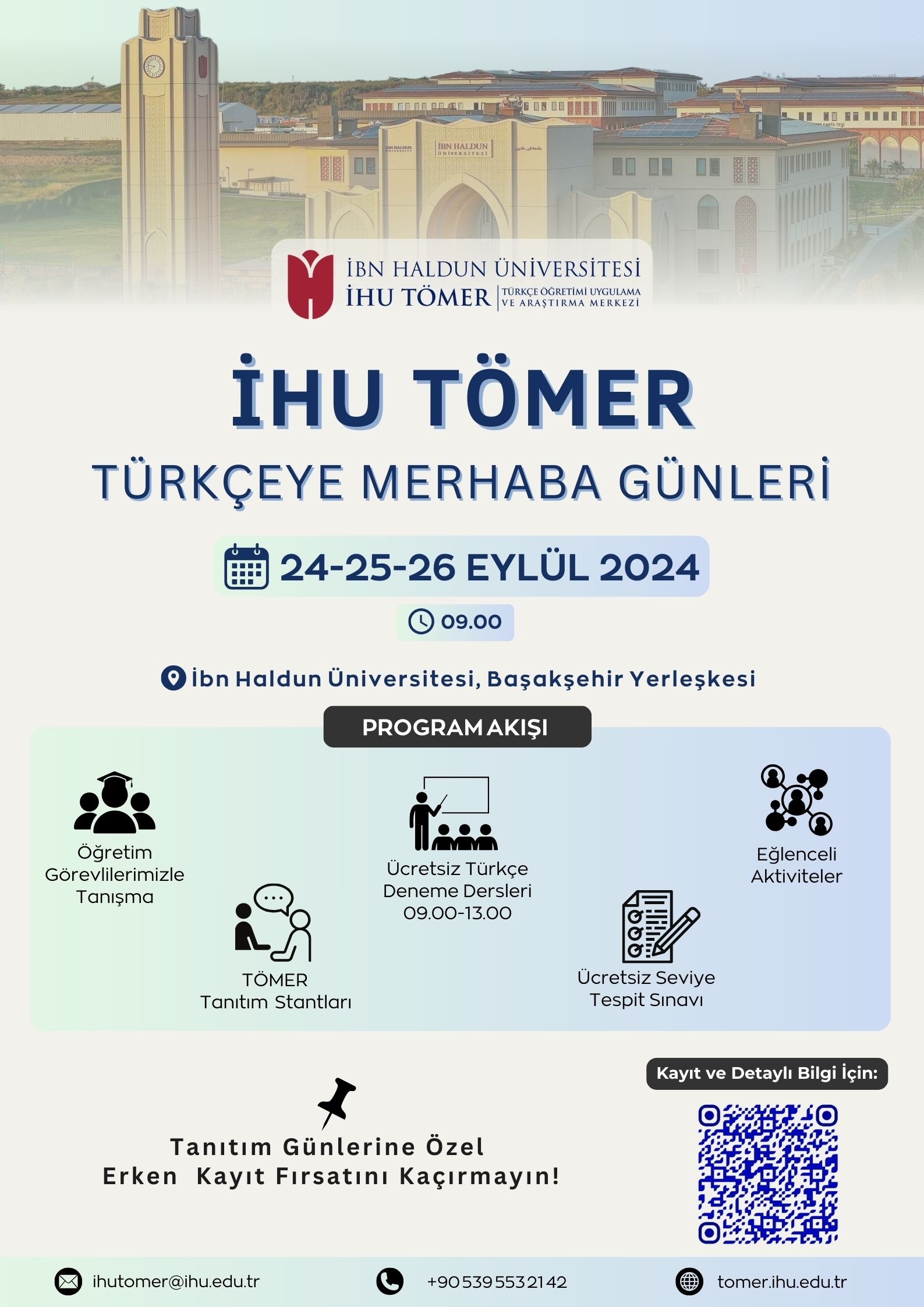 IHU TOMER Hello Turkish promotion days!