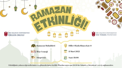 TÖMER IFTAR EVENT!