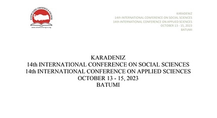 Merkez Müdür Yardımcımız Doç. Dr. Yeliz Bozkurt Gümrükçüoğlu Karadeniz 14. Uluslararası Sosyal Bilimler Kongresi'nde tebliğini sundu.