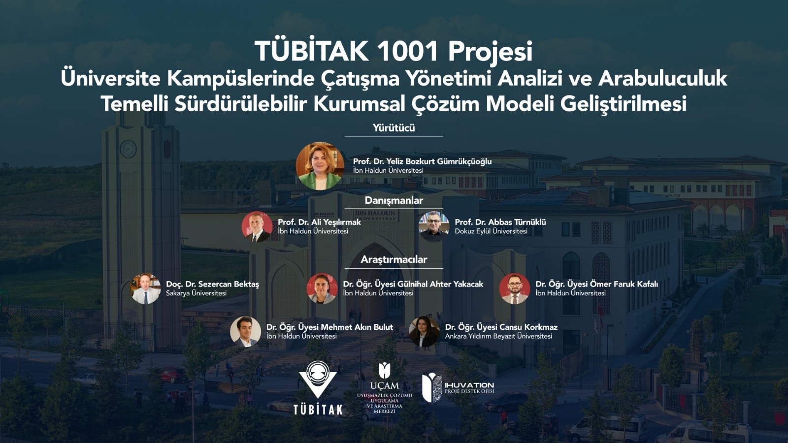 Prof. Dr. Yeliz Bozkurt Gümrükçüoğlu Yürütücülüğünde TÜBİTAK 1001: Üniversite Kampüslerinde Arabuluculuk Temelli Sürdürülebilir Çözüm Modeli