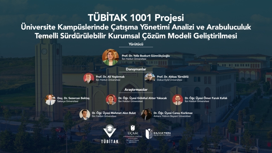 TÜBİTAK 1001: Üniversite Kampüslerinde Arabuluculuk Temelli Sürdürülebilir Çözüm Modeli