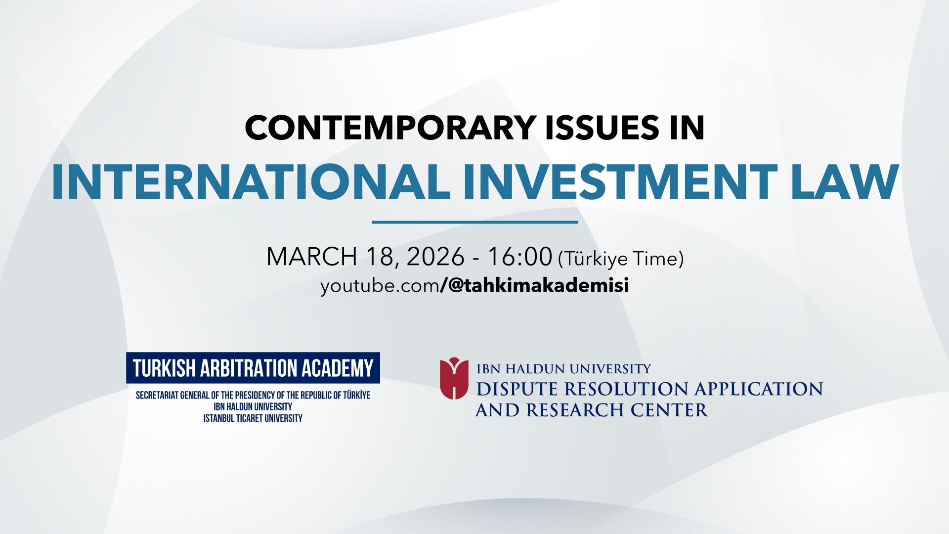 A panel titled 'Contemporary Issues in International Investment Law' was held.