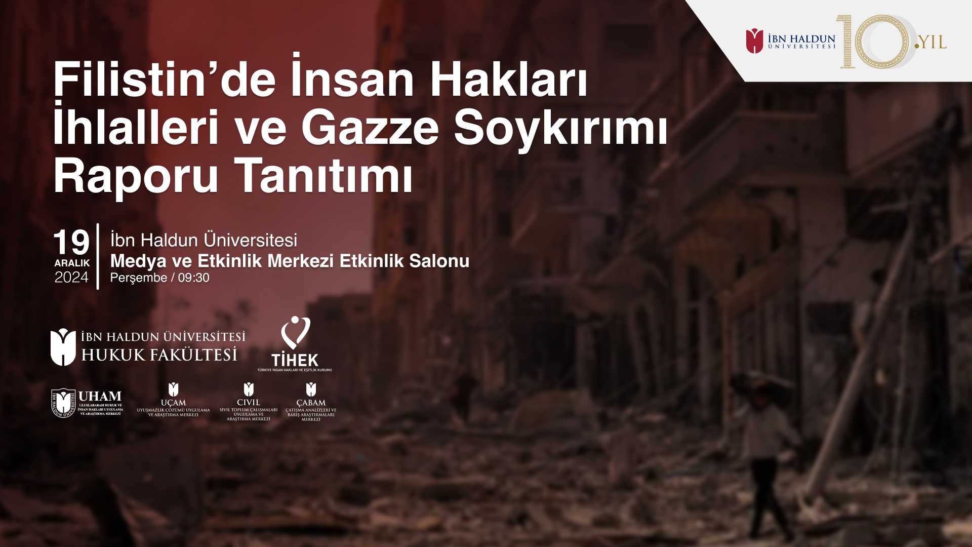 Filistin'de İnsan Hakları İhlalleri ve Gazze Soykırımı Raporu Tanıtımı