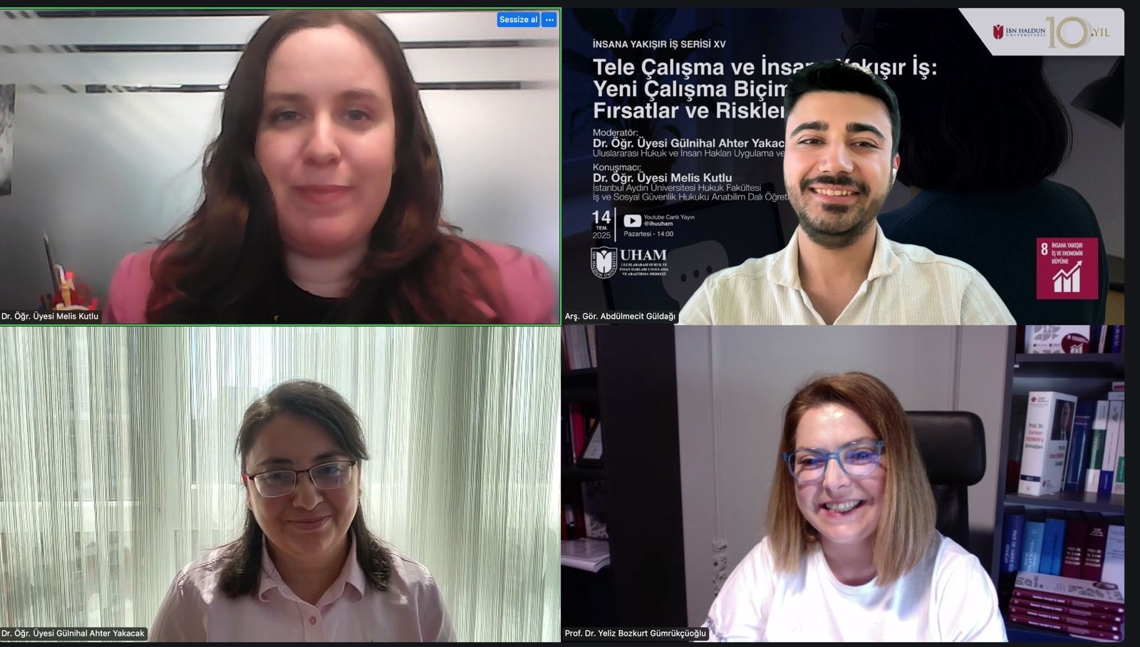 İnsana Yakışır İş Serisi'nde Yeni Çalışma Biçimlerinden Tele Çalışmanın Fırsatları ve Riskleri Konusu Ele Alındı